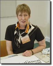 Margaret Morgan at Sunderland    International Calligraphy Symposium 2007